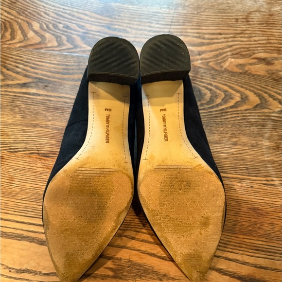 Tommy Hilfiger Black Suede Heels - Picture 5 of 6